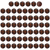 1-Hole Plastic Buttons BUTT-CA0001-34B-1