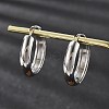 201 Stainless Steel Hoop Earrings EJEW-P304-15B-P-3