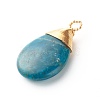 Natural Apatite Pendants PALLOY-JF00878-3