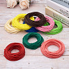 Craftdady 25 Bundles 25 Colors Waxed Polyester Cord YC-CD0001-03B-8