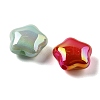UV Plating Opaque Acrylic Beads PACR-Q005-06-2