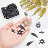 SUPERFINDINGS 48Pcs 3 Style Alloy Pendants FIND-FH0004-28-3