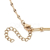 Brass with Stainless Steel Pendants Necklaces NJEW-JN04873-5