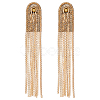 SUPERFINDINGS 2Pcs Fashionable Alloy Tassel Epaulettes FIND-FH0005-41KCG-1