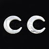 Natural White Shell Connector Charms SSHEL-N034-159-3