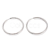 Tarnish Resistant 201 Stainless Steel Huggie Hoop Earrings EJEW-O095-02F-1