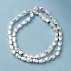 Electroplated Synthetic Non-magnetic Hematite Beads Strands G-Q1009-H02-01-3