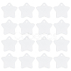 30Pcs Blank Double-sided Heat Transfer Aluminium Pendants DIY-BC0014-63B-1