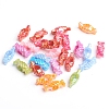 Plating Acrylic Beads X-PPDL045Y-3