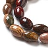Natural Red Rainbow Jasper Beads Strands G-B106-B23-01-4