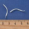 Brass Twist Tube Beads KK-B120-02B-S-3