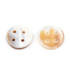 Natural Freshwater Shell Buttons SHEL-N032-216-4