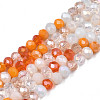 Opaque Glass Beads Strands X-GLAA-T006-07-A07-1