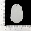 Natural White Jade Carved Pendants G-S384-01H-4