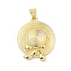 Brass Pendants KK-P345-15G-01-1