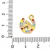304 Stainless Steel Enamel Pendants STAS-B085-33G-3