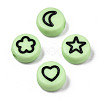 Opaque Acrylic Beads MACR-N008-33G-2