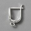 6Pcs Brass Hoop Earring Findings KK-WH0047-52S-1