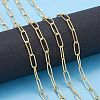 Soldered Brass Paperclip Chains CHC-D025-03G-6