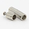 Tarnish Resistant 304 Stainless Steel Bayonet Clasps STAS-D032-4