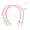 Imitation Leather Braided Round Cord Bag Handles with Zinc Alloy Clasps FIND-WH0126-941A-02-6