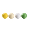 160Pcs 4 Colors Farmhouse Country and Rustic Style Painted Natural Wood Beads WOOD-LS0001-01I-2