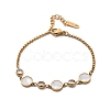 Ion Plating(IP) 304 Stainless Steel Link Bracelets BJEW-P345-10G-01-4