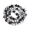 Electroplate Glass Beads Strands LS-GR8MMY-01S-2