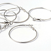 Brass Earring Findings Hoops EC108-3NF-4