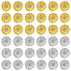 600Pcs 2 Colors Tibetan Style Alloy Beads FIND-DC0002-54-1