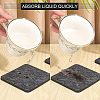 Square Wool Felt Cup Mat DIY-WH0308-14-5