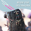 10Pcs 10 Style Plastic Crochet Hooks & Stainless Steel Hair Extension Loop Needle Threader TOOL-UN0001-31-5
