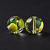 Transparent Glass Beads LAMP-B021-03B-16-4