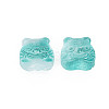 Two Tone Transparent Spray Painted Glass Beads GLAA-T022-22-C02-2