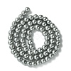 Eco-Friendly Dyed Glass Pearl Beads Strands HY-A008-6mm-RB031-2