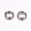 Tarnish Resistant 304 Stainless Steel Split Rings STAS-F117-14P-6mm-2