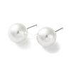 Imitation Pearl Stud Earrings EJEW-P296-21D-P-1
