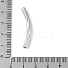 304 Stainless Steel Curved Tube Beads STAS-M071-03D-P-4