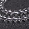 Synthetic Quartz Crystal Beads Strands X-GSR8mmA039-1-3