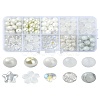 200Pcs 10 Styles Transparent & Baking Paint Glass Beads GLAA-YW0003-55-1