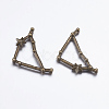 Alloy Cabochons PALLOY-L204-02AB-2