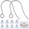 20Pcs 316 Surgical Stainless Steel Earring Hooks STAS-BBC0008-56-1