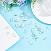30Pcs Rack Plating Eco-friendly Brass Earring Hooks KK-BBC0027-53-4