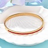304 Stainless Steel Rhinestone Bangles for Women BJEW-Z092-06G-2