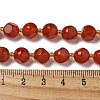Natural Carnelian(Dyed & Heated) Beads Strands G-K387-A12-02-5