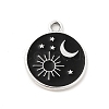 Alloy Enamel Pendants ENAM-I053-D06-1