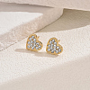 Elegant Brass Stud Earrings ZT2214-5-1