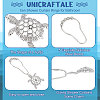 Iron Shower Curtain Rings for Bathroom AJEW-UN0001-36-5