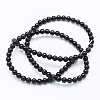 Natural Black Onyx Beads Strands G-E469-08-4mm-3