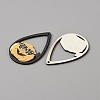Halloween Theme Single Face Printed Aspen Wood Big Pendants WOOD-TAC0018-09E-2